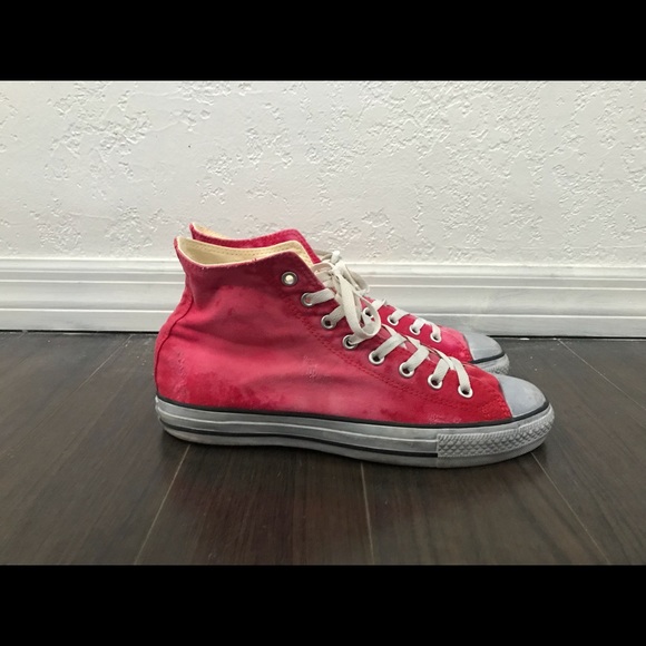 VINTAGE RED CONVERSE SIZE 9.5 - Picture 3 of 5